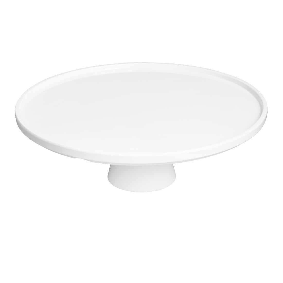 CU988 Olympia Kristallon Melamine Round Cake Stand 330x140mm