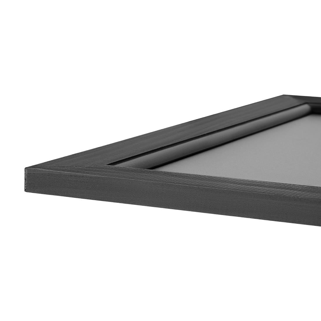 CU991 Olympia Wallboard Black Wooden Frame 600x800mm