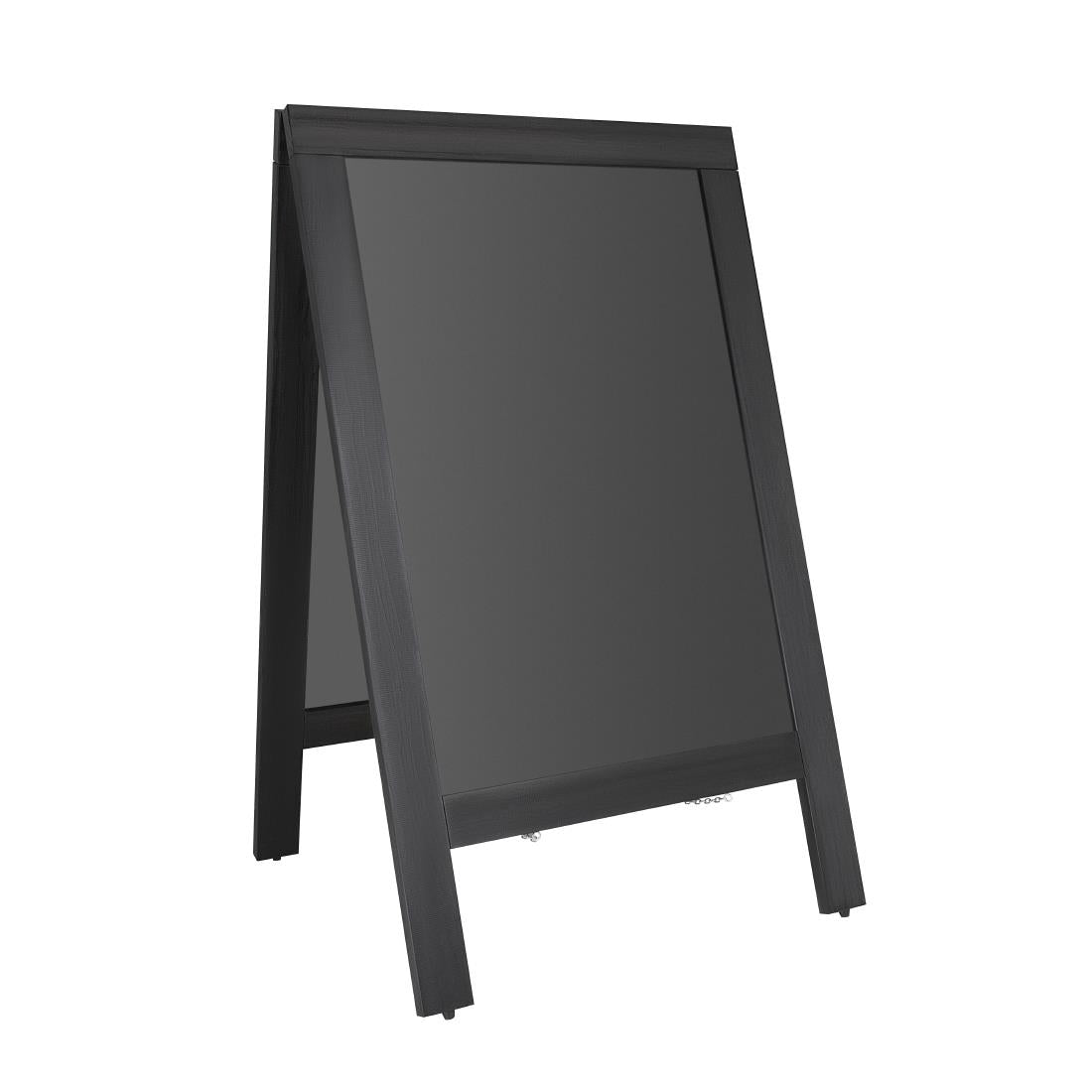CU993 Olympia Pavement Board Black Wooden Frame 700x1200mm
