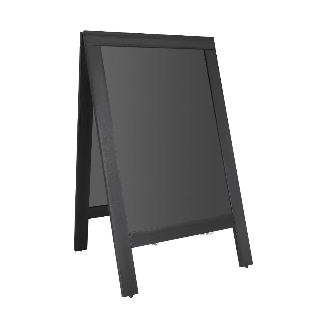 CU993 Olympia Pavement Board Black Wooden Frame 700x1200mm - JD Catering Equipment Solutions Ltd