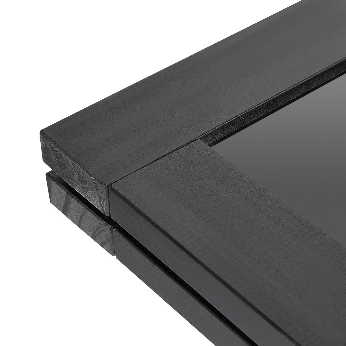 CU993 Olympia Pavement Board Black Wooden Frame 700x1200mm