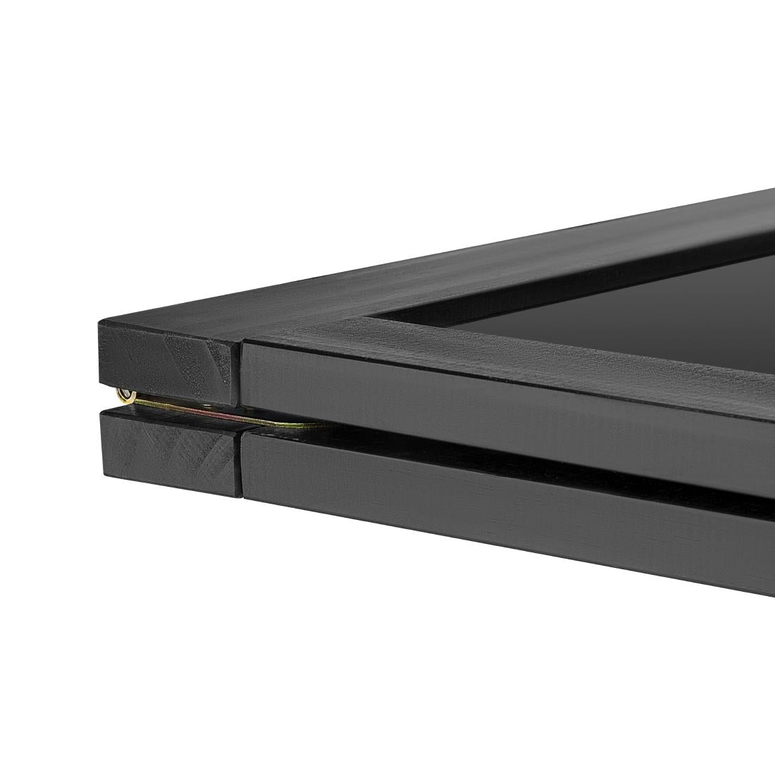 CU993 Olympia Pavement Board Black Wooden Frame 700x1200mm