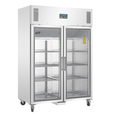 CW198 Polar G-Series Upright Double Door Gastro Display Fridge 1200Ltr