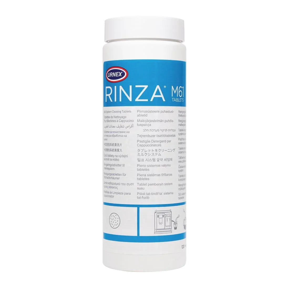 CW263 Rinza Milk Frother Cleaning Tablets M61 (Pack of 120) - JD Catering Equipment Solutions Ltd