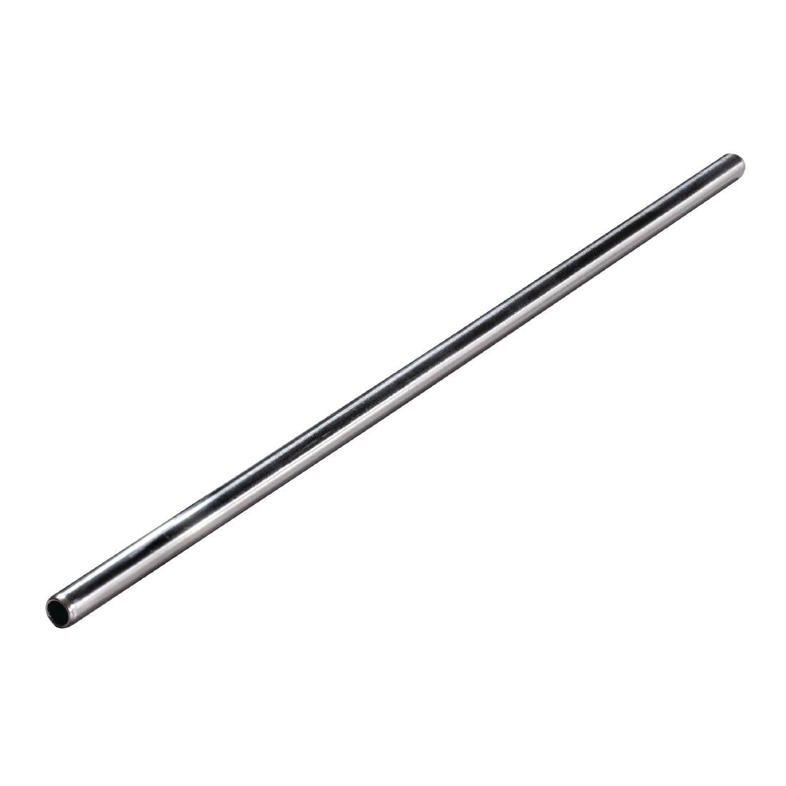 CW490 Beaumont Stainless Steel Metal Straws 8.5" (Pack of 25)