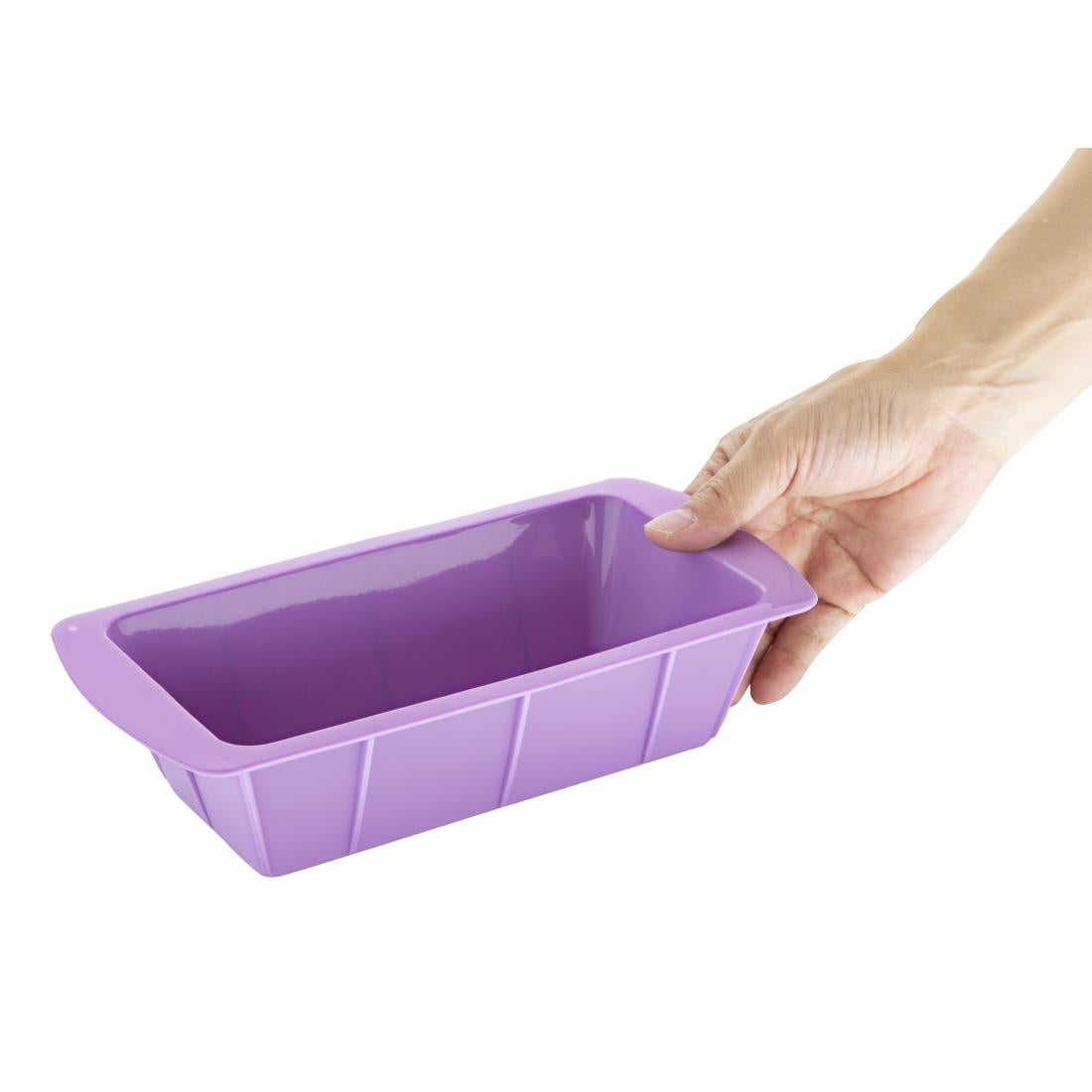 CX048 Hygiplas Flexible Silicone Purple Loaf Pan