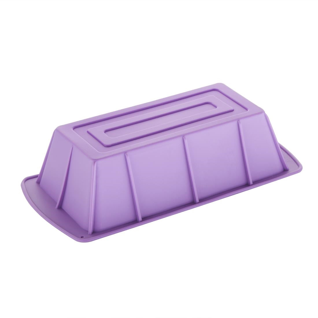 CX048 Hygiplas Flexible Silicone Purple Loaf Pan