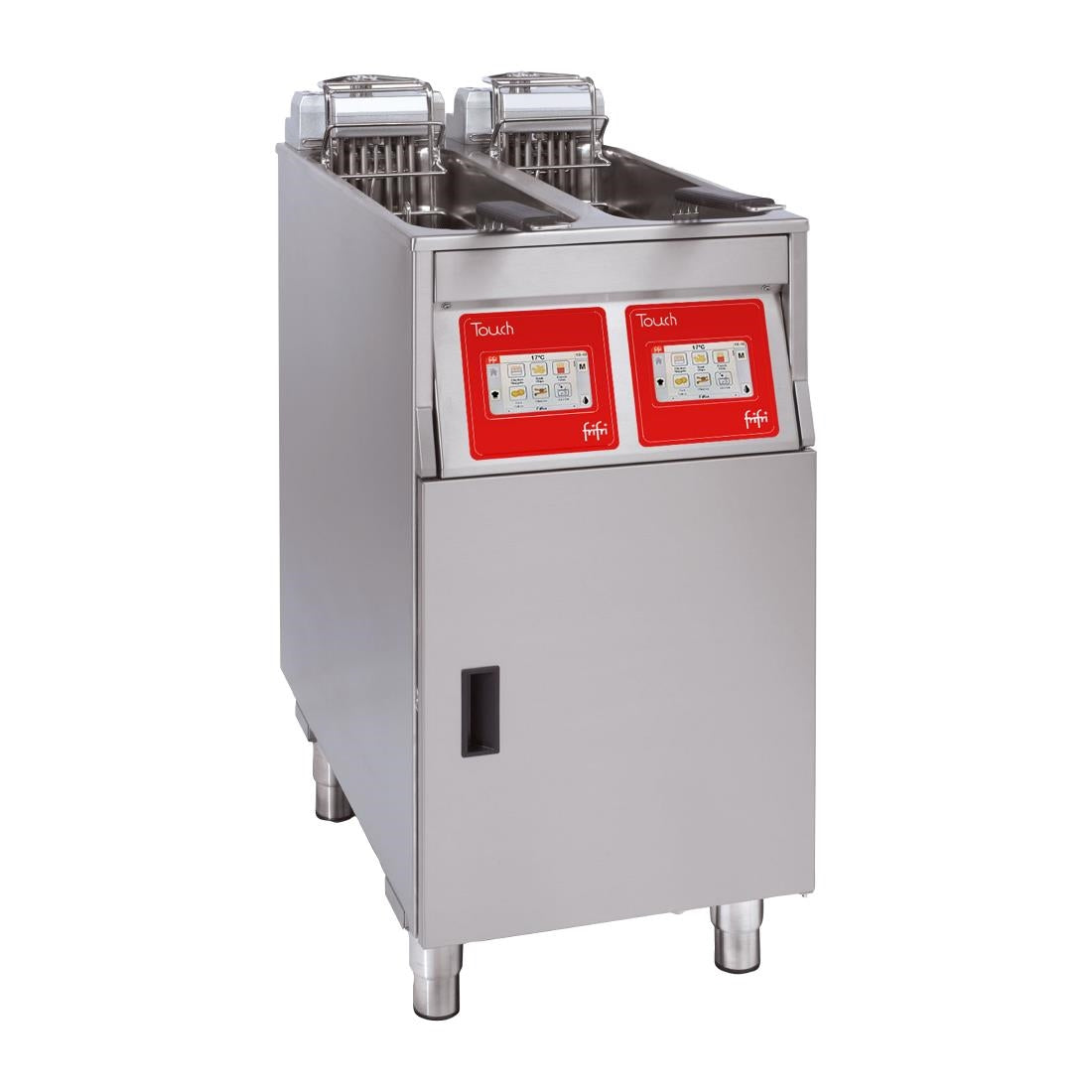 CX897 FriFri Touch 422 Electric Free Standing Twin Tank Filtration Fryer TL422M32G0