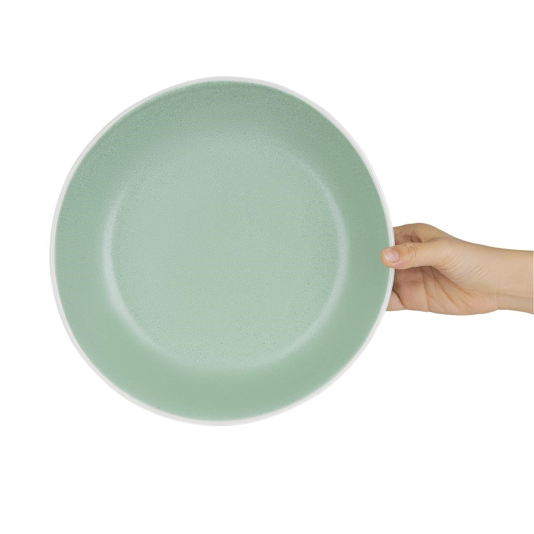 CX955 Olympia Chia Green Coupe Bowl 265mm 10.5" (Box 4)