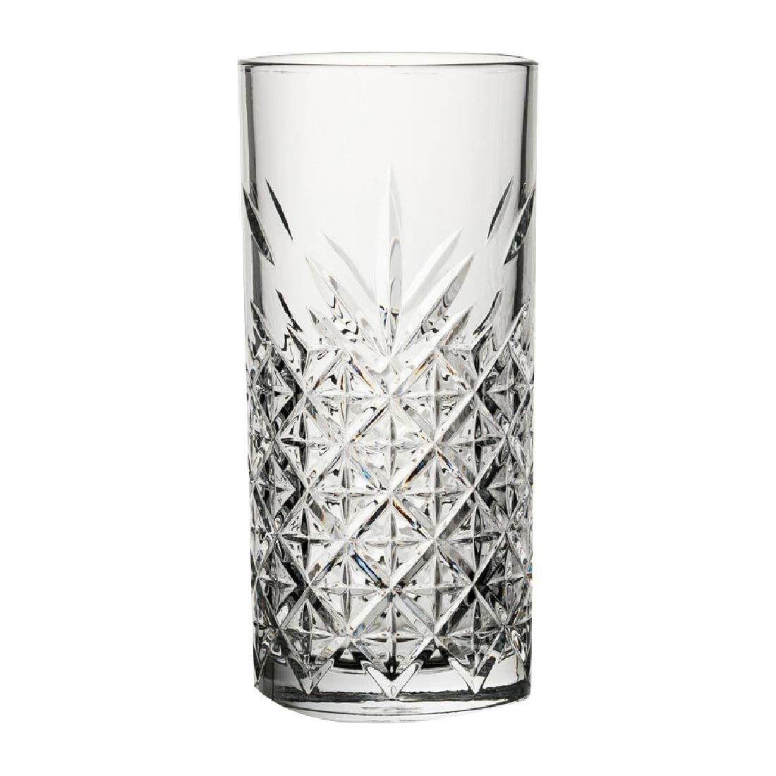 Pasabahce Timeless Vintage Long Drink Glasses 370ml (24 Pack)