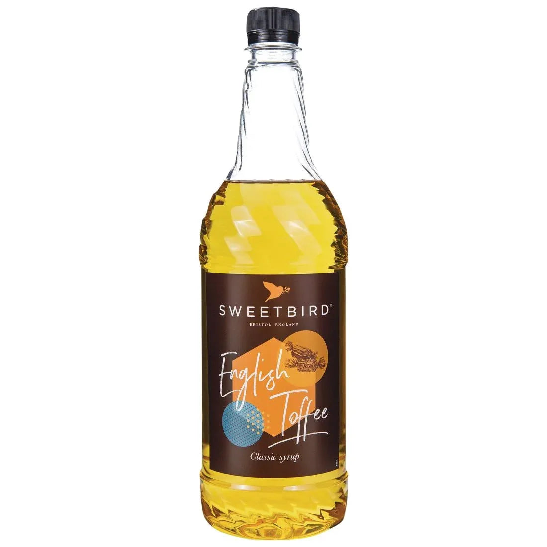 CZ253 Sweetbird English Toffee Classic Syrup 1Ltr - JD Catering Equipment Solutions Ltd