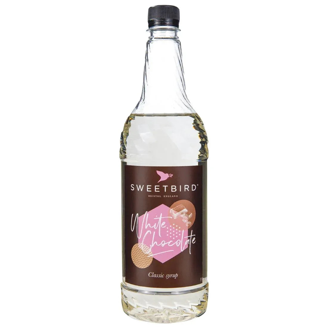 CZ258 Sweetbird White Chocolate Classic Syrup 1Ltr - JD Catering Equipment Solutions Ltd