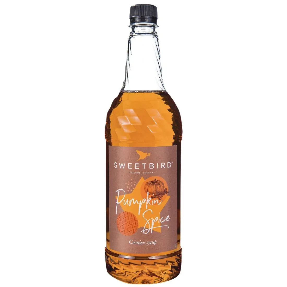 CZ262 Sweetbird Pumpkin Spice Syrup 1Ltr - JD Catering Equipment Solutions Ltd