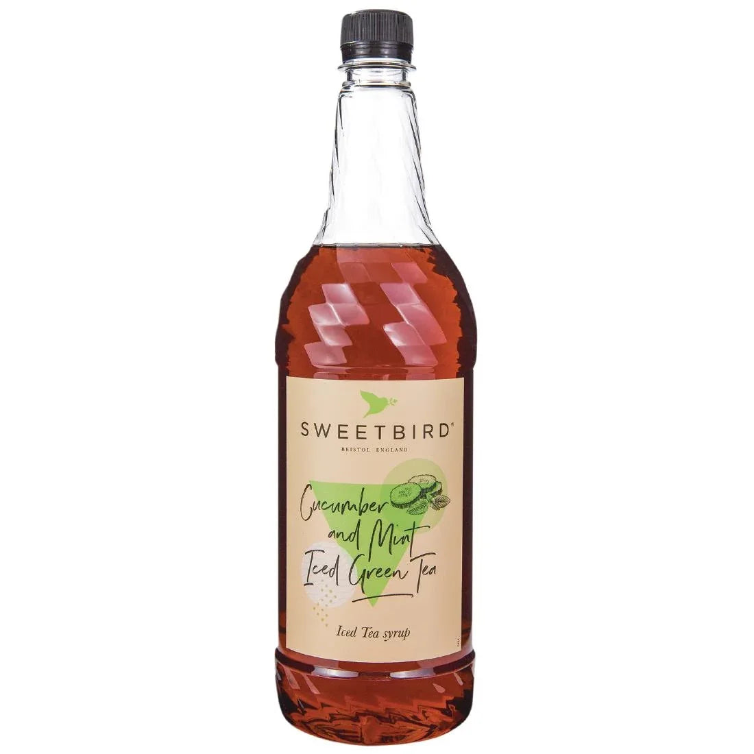 CZ266 Sweetbird Cucumber & Mint Green Tea Syrup 1Ltr - JD Catering Equipment Solutions Ltd