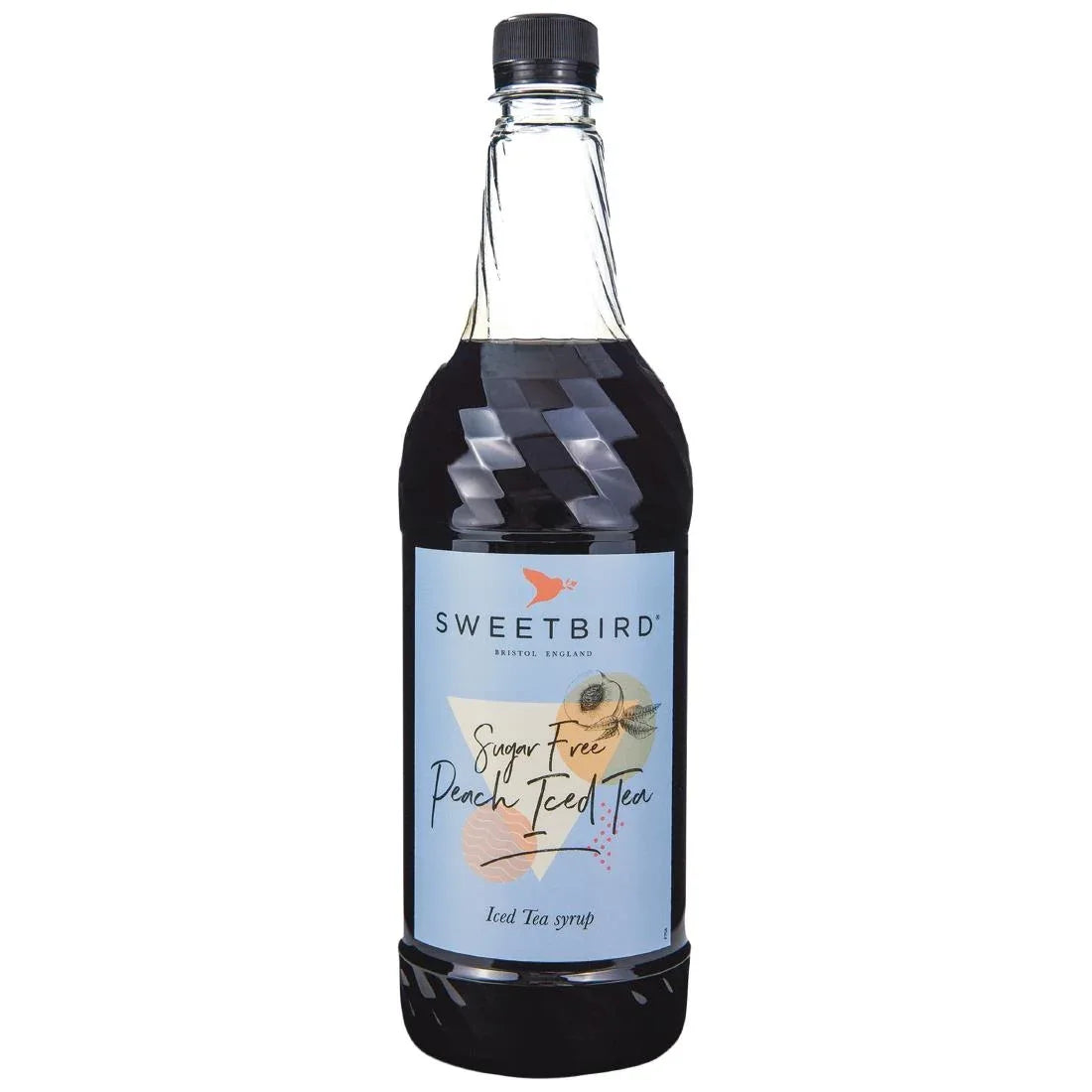 CZ283 Sweetbird Peach Iced Tea Sugar-Free Syrup 1Ltr - JD Catering Equipment Solutions Ltd