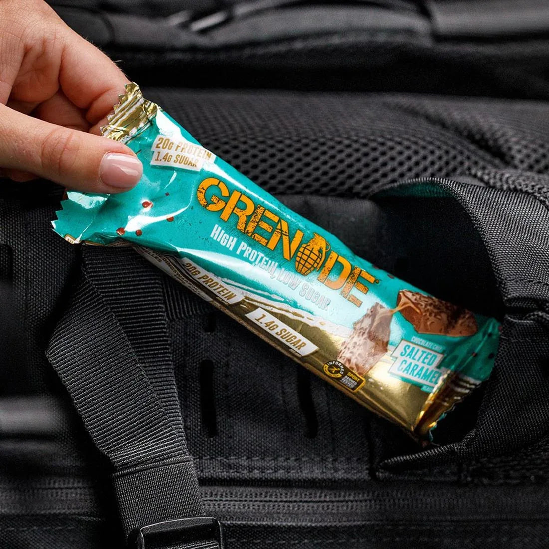 CZ774 Grenade Protein Bar Choc Chip Salted Caramel 60g (Pack of 12) - JD Catering Equipment Solutions Ltd
