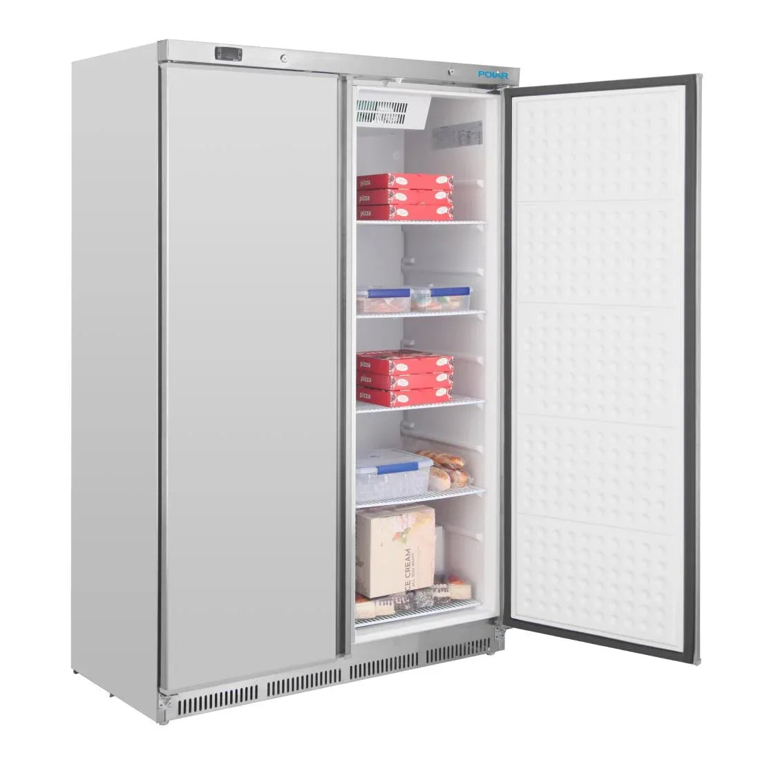 CZ784 Polar C-Series Double Door Freezer Stainless Steel