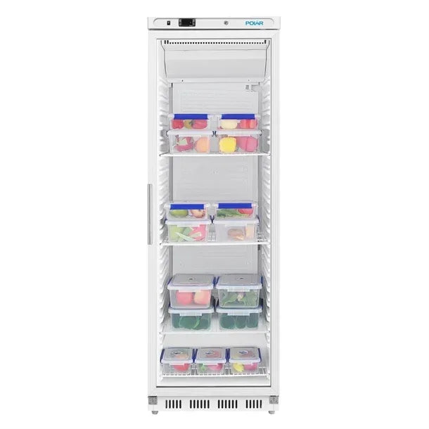 CZ786 Polar C-Series Upright Display Fridge White 400Ltr