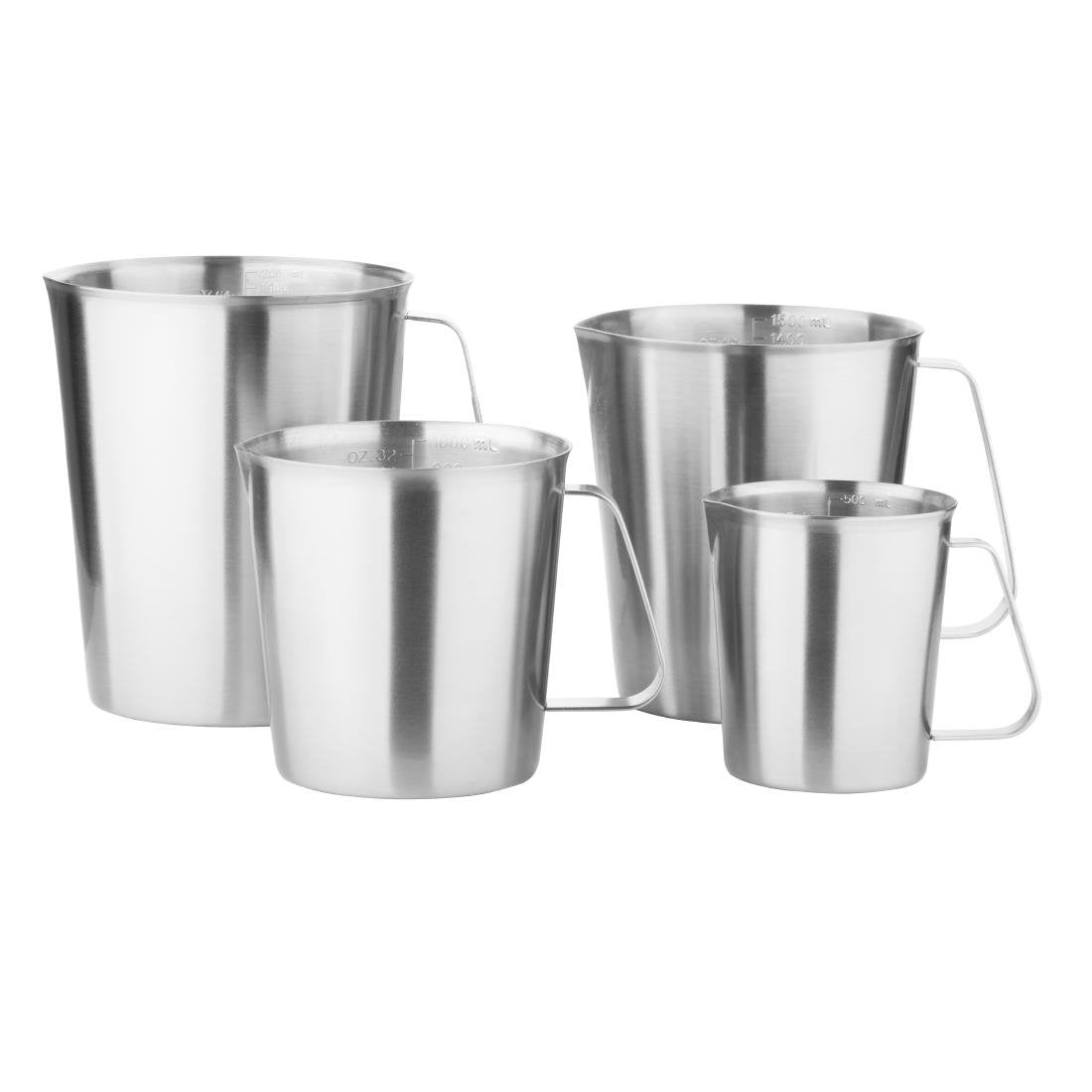 CX058 Vogue Stainless Steel Measuring Jug 1ltr