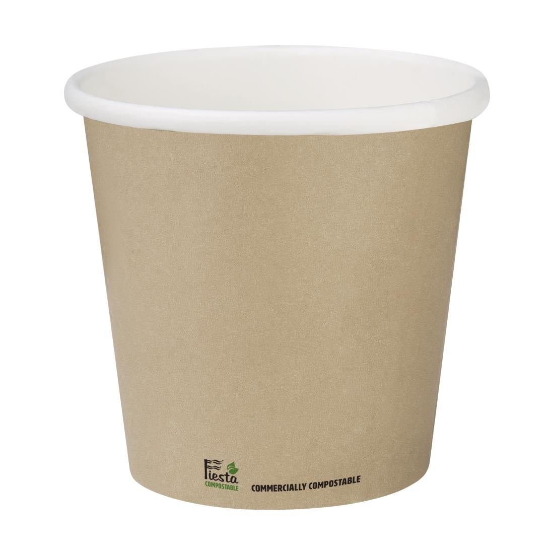 CZ876 Fiesta Compostable Espresso Cups Single Wall 113ml (Pack of 50)