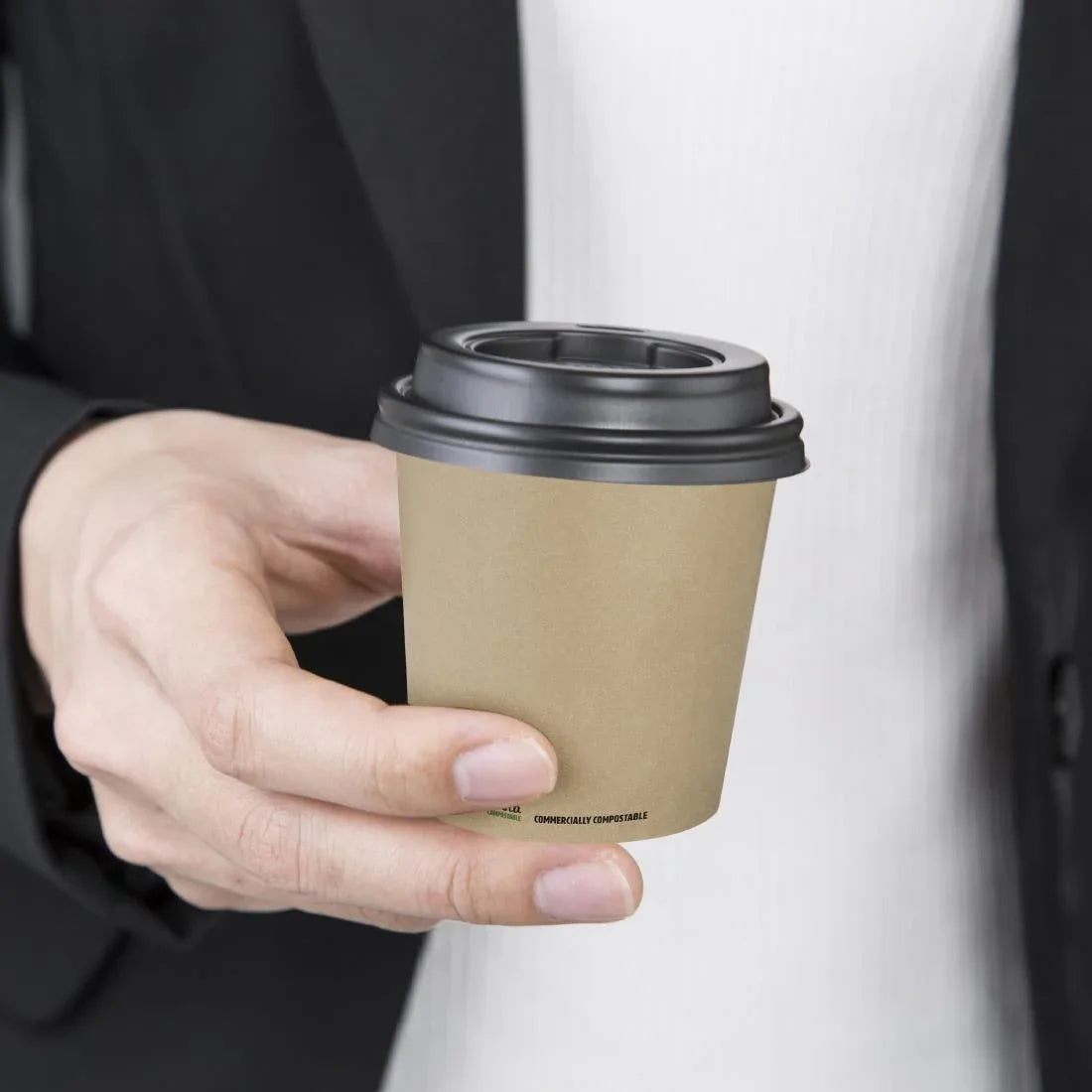 CZ876 Fiesta Compostable Espresso Cups Single Wall 113ml (Pack of 50) - JD Catering Equipment Solutions Ltd