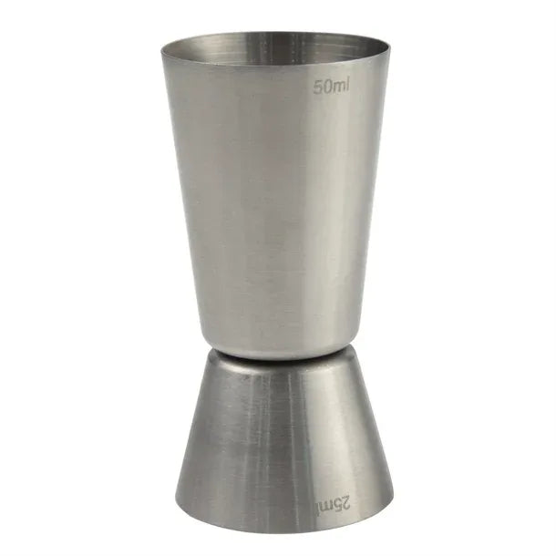 CZ901 Professional Stainless Steel Jigger - 25/50ml - JD Catering Equipment Solutions Ltd