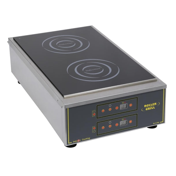 CZ998 Roller Grill Countertop Double Zone Induction Hob PID700