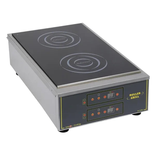 CZ998 Roller Grill Countertop Double Zone Induction Hob PID700 - JD Catering Equipment Solutions Ltd