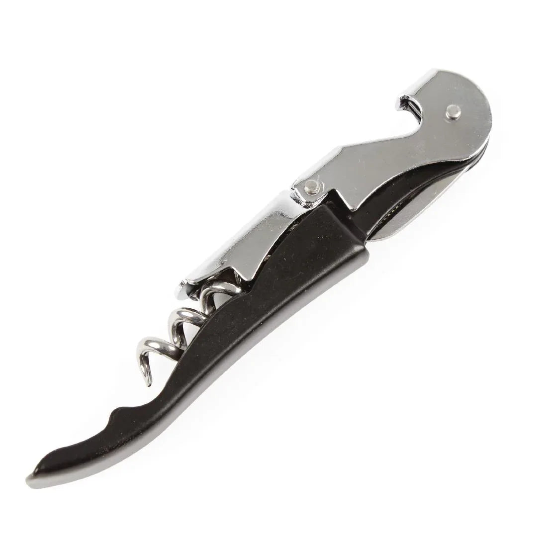 D833 Olympia Waiter's Friend Corkscrew Black - JD Catering Equipment Solutions Ltd