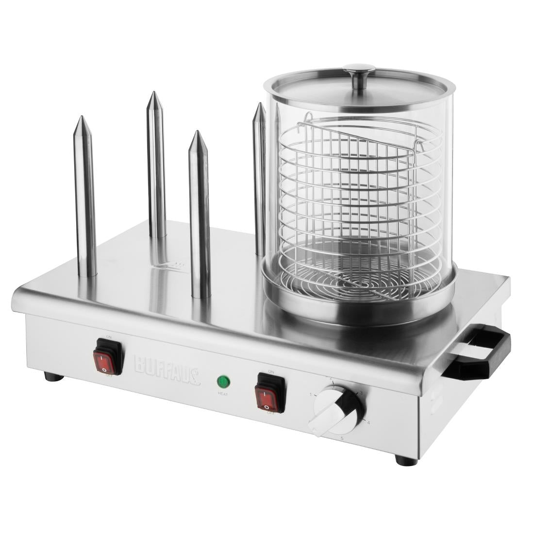 DA566 - Buffalo 4 Spike Hot Dog Warmer