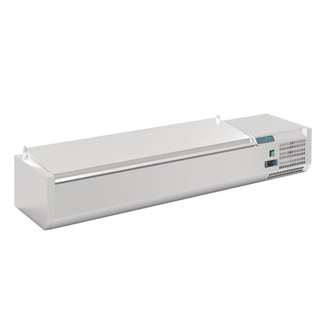 DA680 Polar G-Series Countertop Prep Fridge with Lid 6x 1/4GN