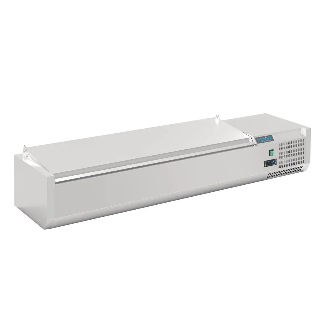 DA680 Polar G-Series Countertop Prep Fridge with Lid 6x 1/4GN - JD Catering Equipment Solutions Ltd