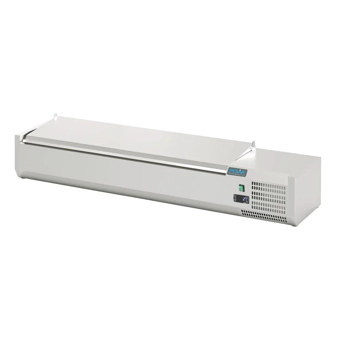 DA680 Polar G-Series Countertop Prep Fridge with Lid 6x 1/4GN - JD Catering Equipment Solutions Ltd