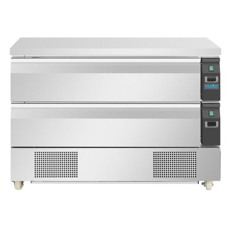 DA997 Polar U-Series Double Drawer Counter Fridge Freezer 6xGN