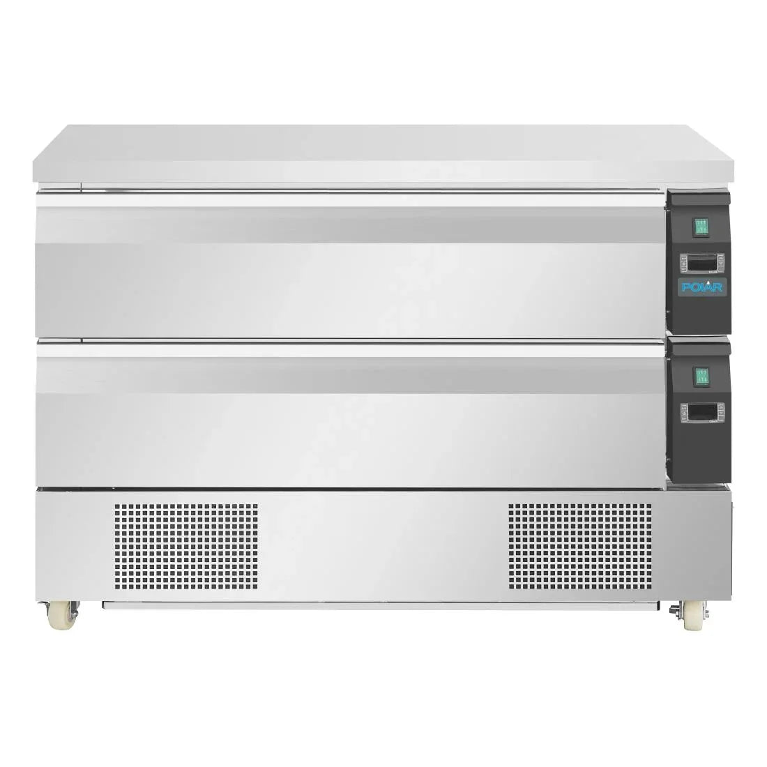 DA997 Polar U-Series Double Drawer Counter Fridge Freezer 6xGN - JD Catering Equipment Solutions Ltd