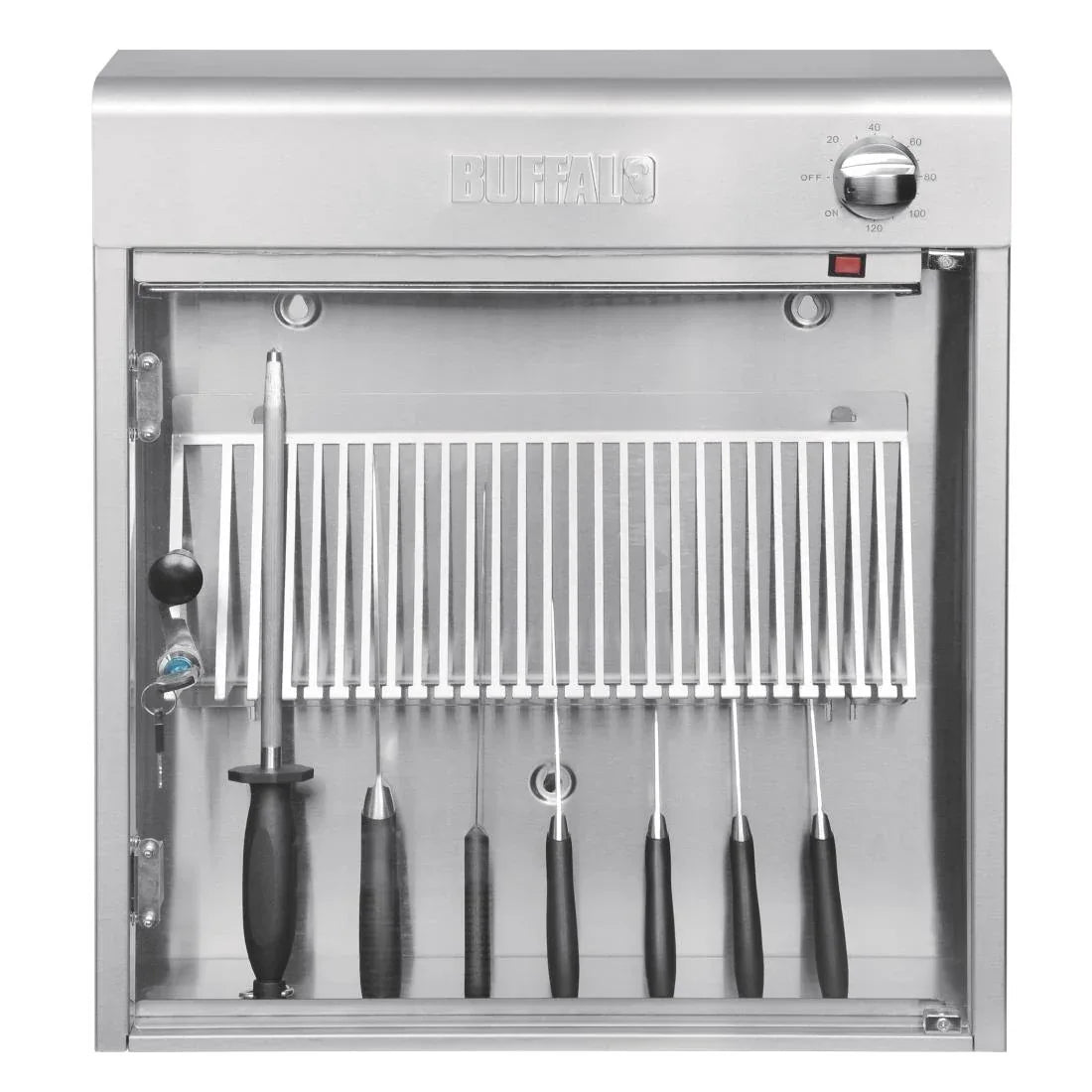 CJ306 Buffalo UV Knife Steriliser 14 Knife Capacity