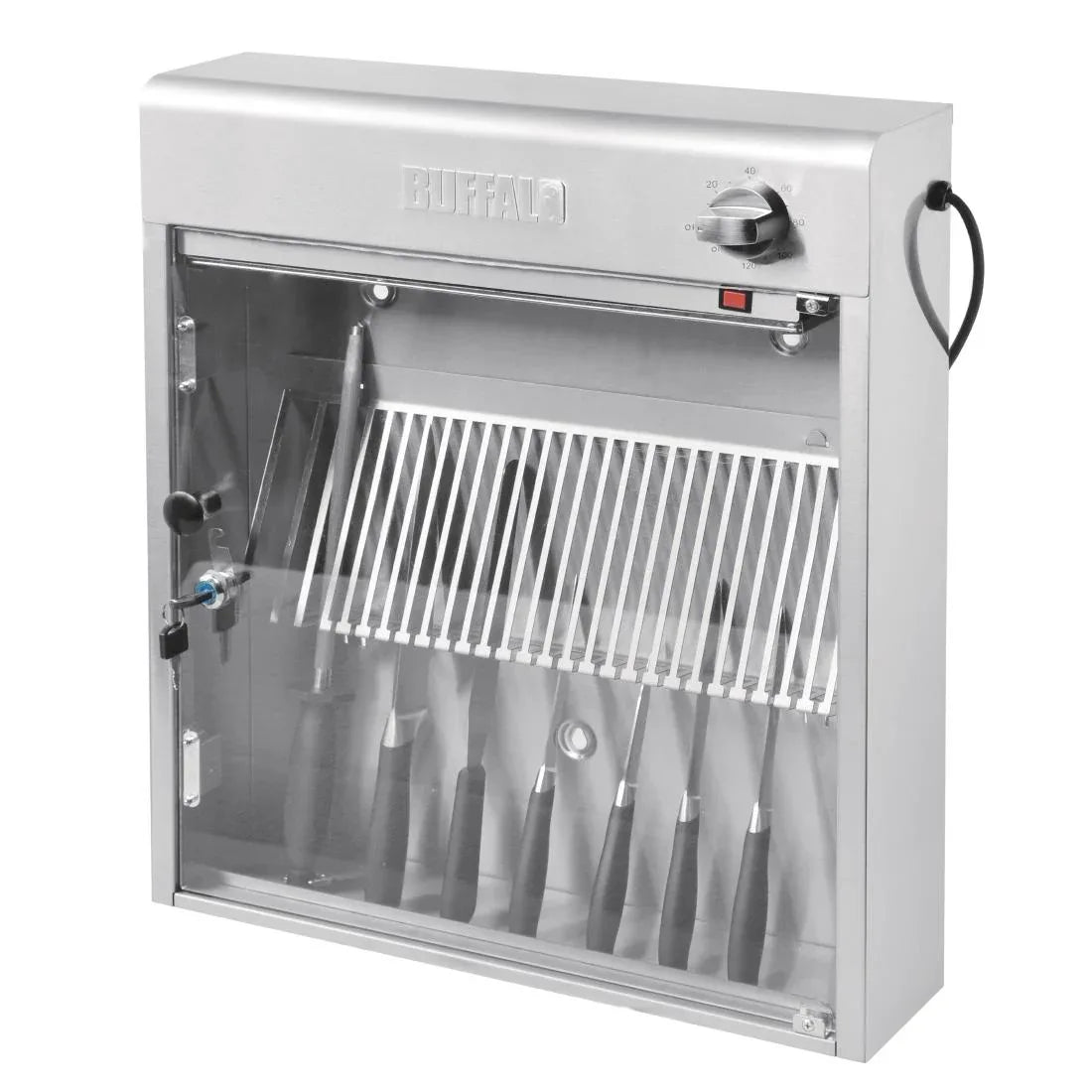 CJ306 Buffalo UV Knife Steriliser 14 Knife Capacity