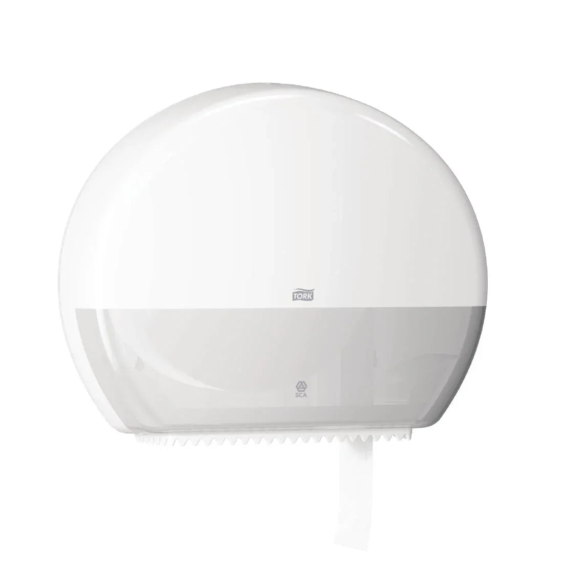 DB464 Tork Jumbo Toilet Roll Dispenser White - JD Catering Equipment Solutions Ltd