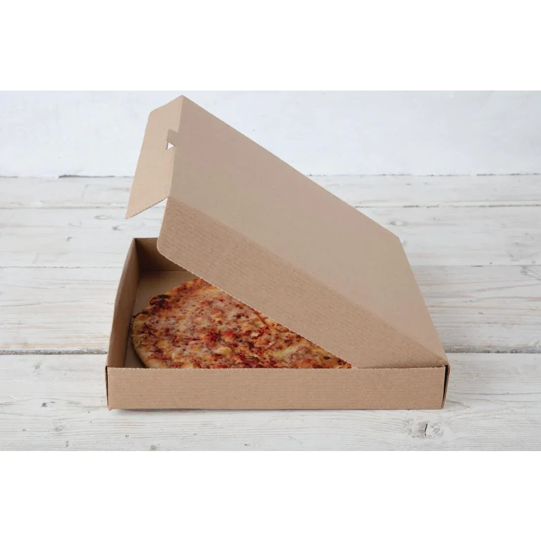 DC724 Fiesta Compostable Plain Pizza Boxes 12" (Pack of 100) - JD Catering Equipment Solutions Ltd