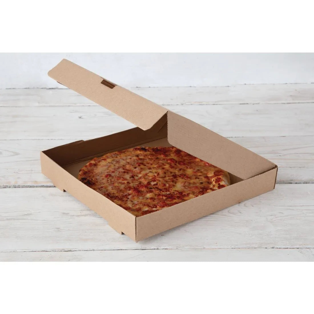 DC724 Fiesta Compostable Plain Pizza Boxes 12" (Pack of 100) - JD Catering Equipment Solutions Ltd