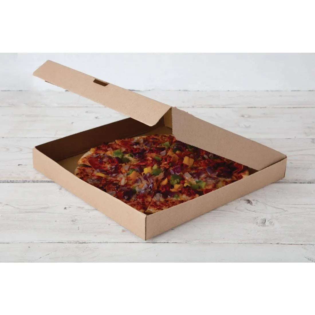 DC725 Fiesta Compostable Plain Pizza Boxes 14" (Pack of 50) - JD Catering Equipment Solutions Ltd