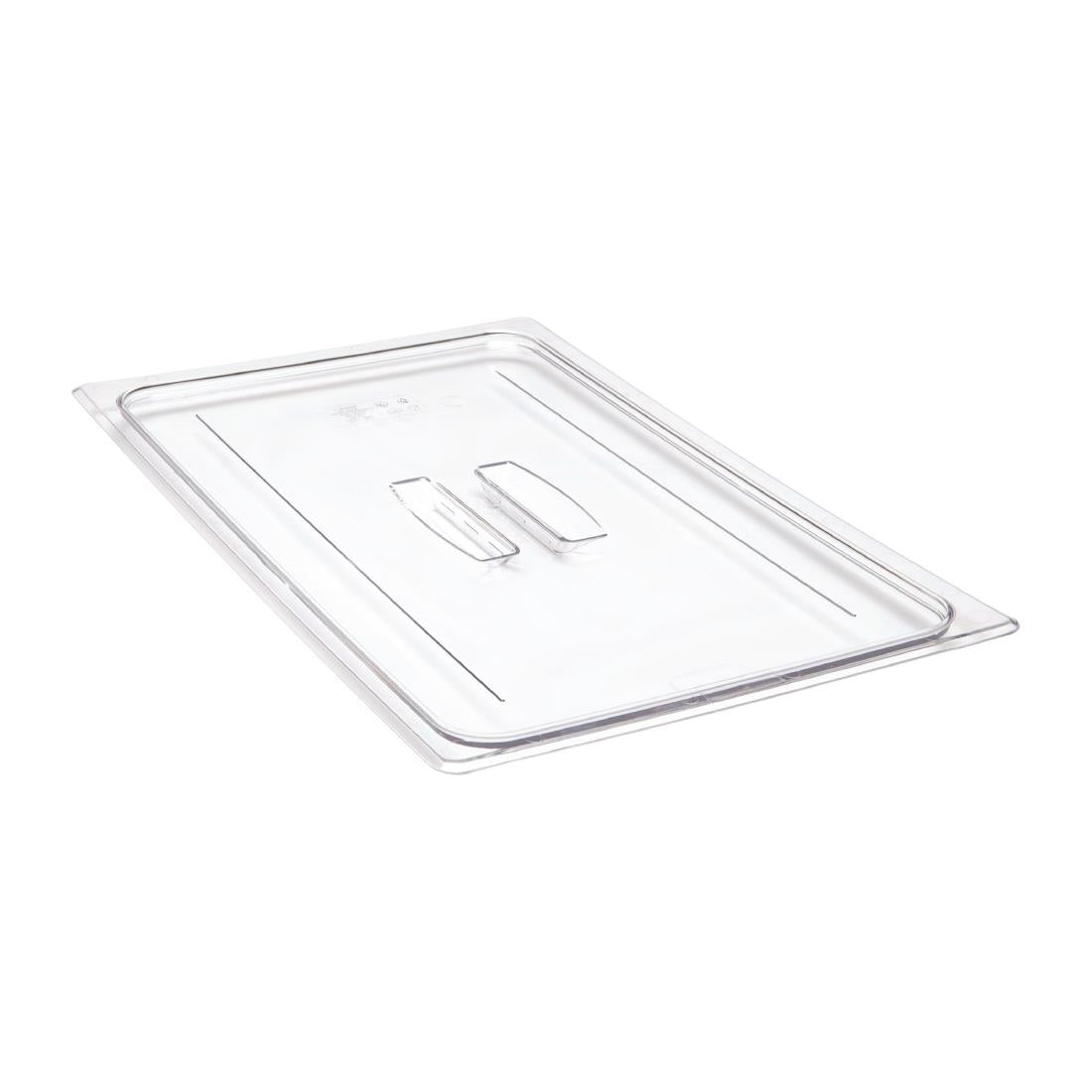 Cambro Camview BPA Free Gastronorm Food Tray Lid with Handle GN 1/1