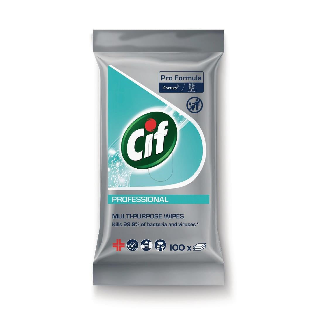 DF142 CIF Pro-Formula Multi-Purpose Wipes (Pack 100)