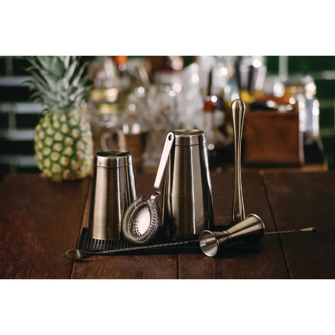 DF225 Beaumont Mezclar Tin on Tin Boston Cocktail Shaker Stainless Steel - JD Catering Equipment Solutions Ltd