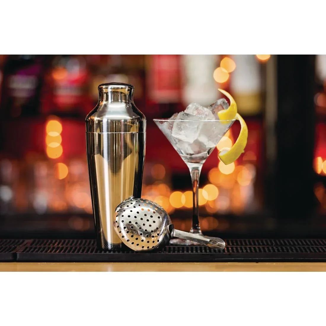DF227 Beaumont Mezclar Art Deco French Cocktail Shaker Stainless Steel - JD Catering Equipment Solutions Ltd