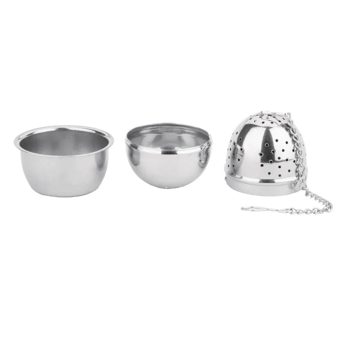 DF898 Olympia Oval Stainless Steel Tea Strainer 40(Ø) x 55(H)mm - JD Catering Equipment Solutions Ltd