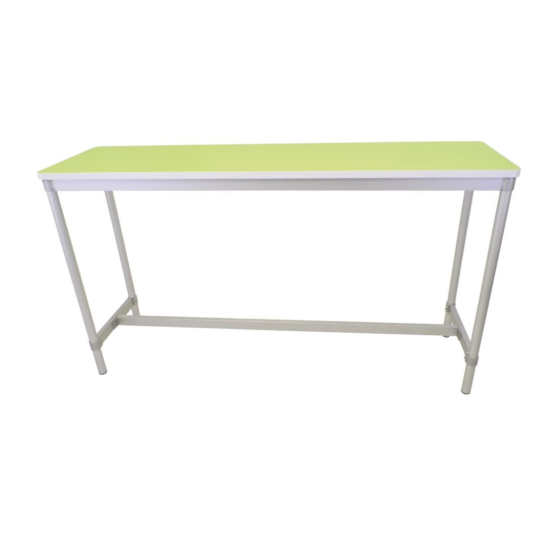 DG130-BG Gopak Enviro Indoor Bright Green Rectangle Poseur Table 1800mm