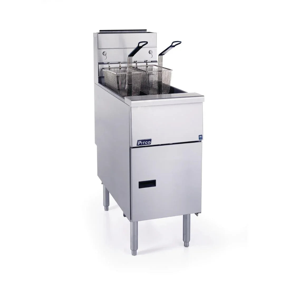 DG160-N Pitco Single Tank Gas Fryer VF35 DG160 Natural Gas - JD Catering Equipment Solutions Ltd
