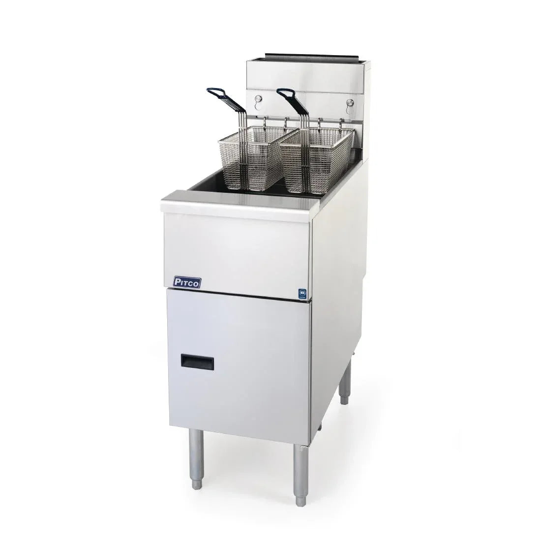 DG160-N Pitco Single Tank Gas Fryer VF35 DG160 Natural Gas - JD Catering Equipment Solutions Ltd