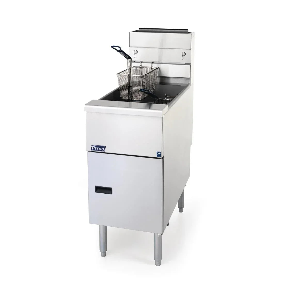 DG160-N Pitco Single Tank Gas Fryer VF35 DG160 Natural Gas - JD Catering Equipment Solutions Ltd